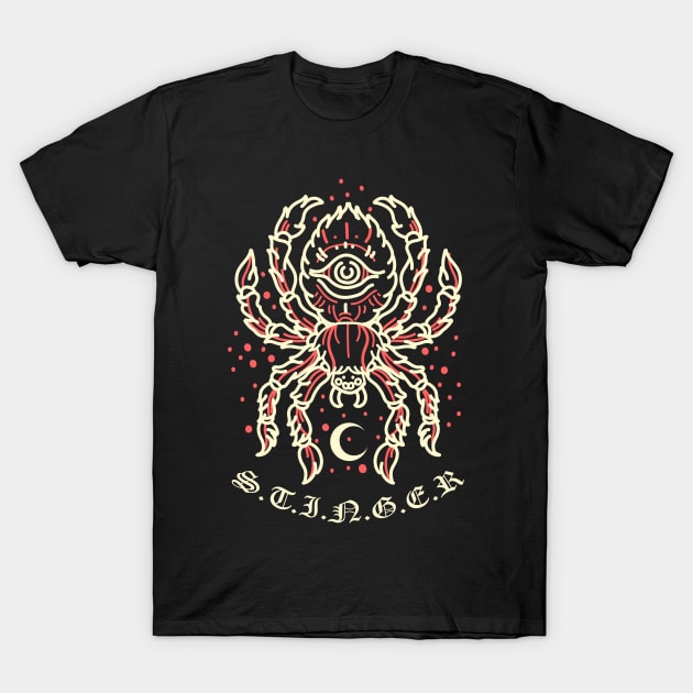 spider(stinger) T-Shirt by donipacoceng